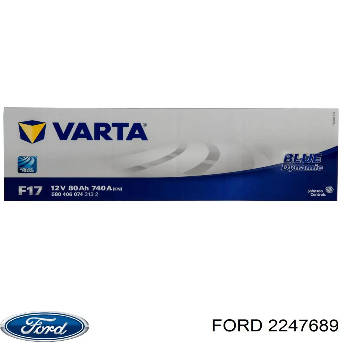 Акумуляторна батарея, АКБ 2247689 Ford