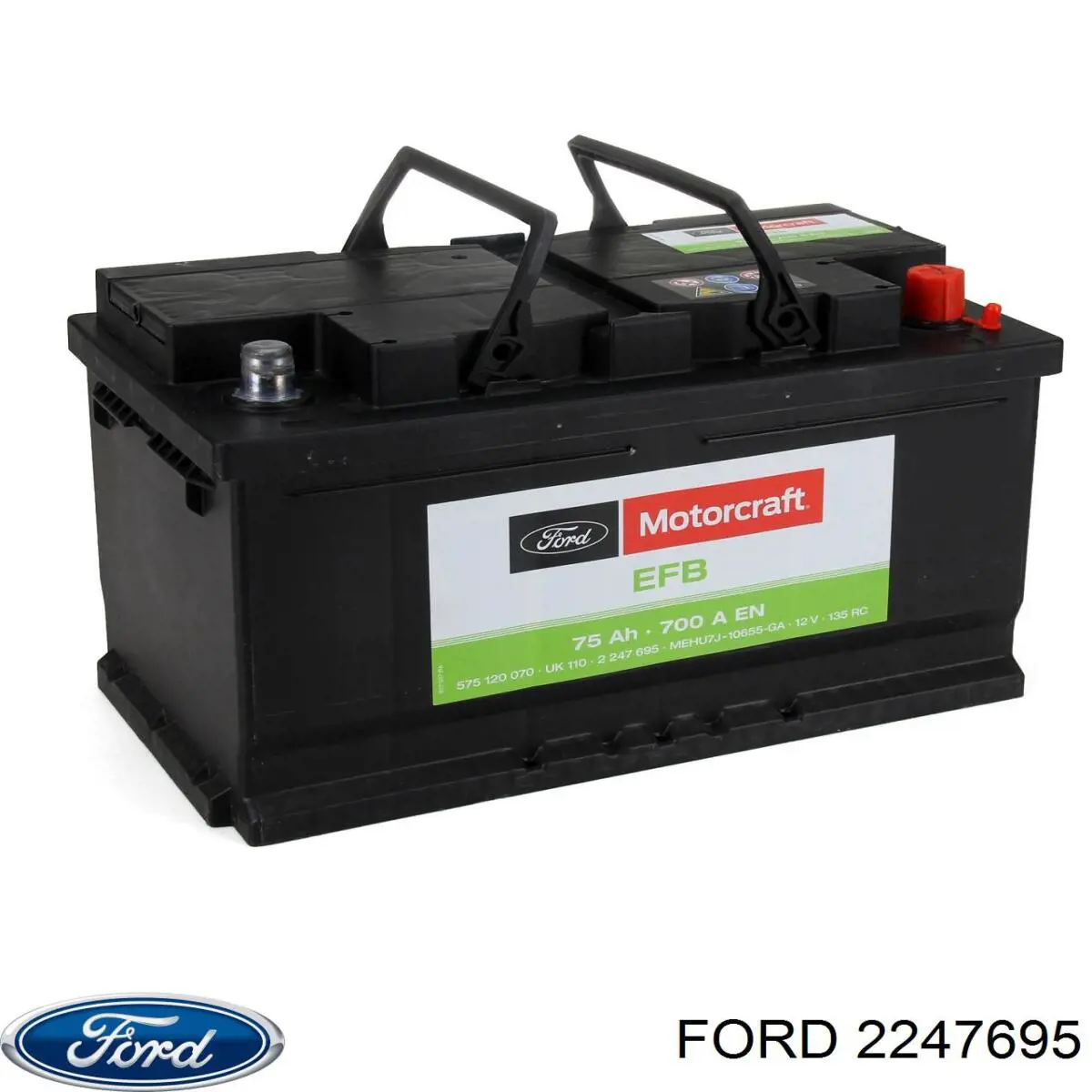 2247695 Ford Авто акумулятор