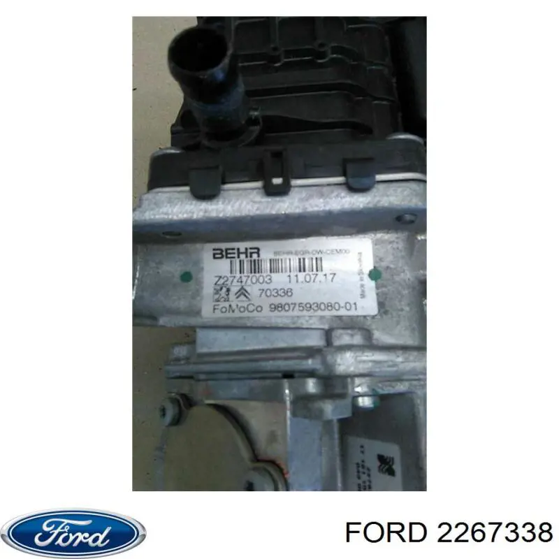 Клапан EGR, рециркуляції газів 2267338 Ford