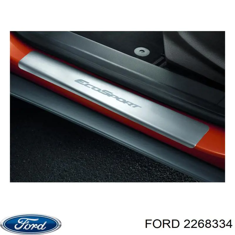 2268334 Ford Гумові килимки передні