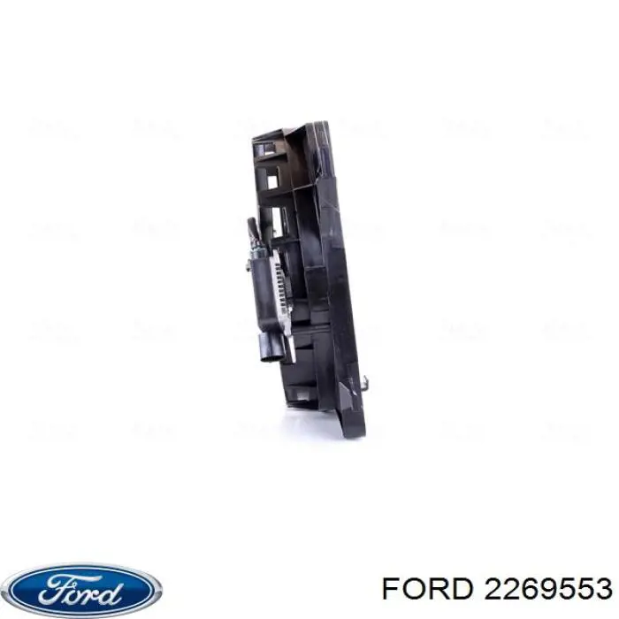 Дифузор радіатора охолодження, в зборі з двигуном і крильчаткою Ford 2269553