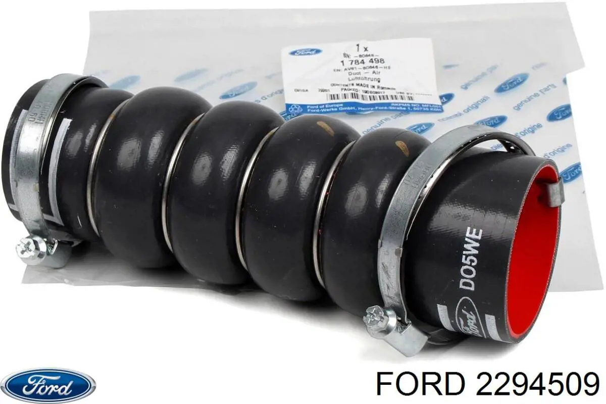 Шланг/патрубок интеркуллера Ford 2635969 ціна, від 18.15 USD