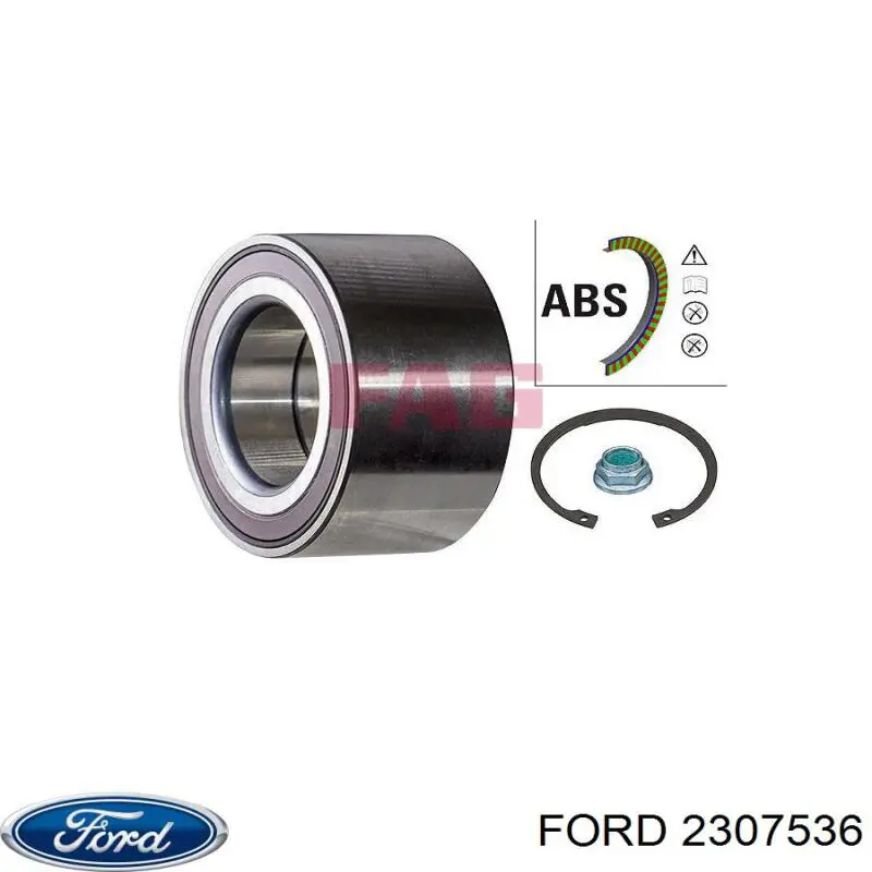 Купити 2307536 Ford Підшипник ступиці передньої