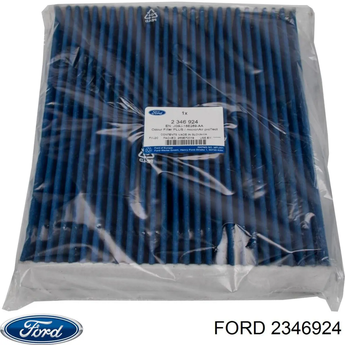 Купити 2346924 Ford Фільтр салону вугільний