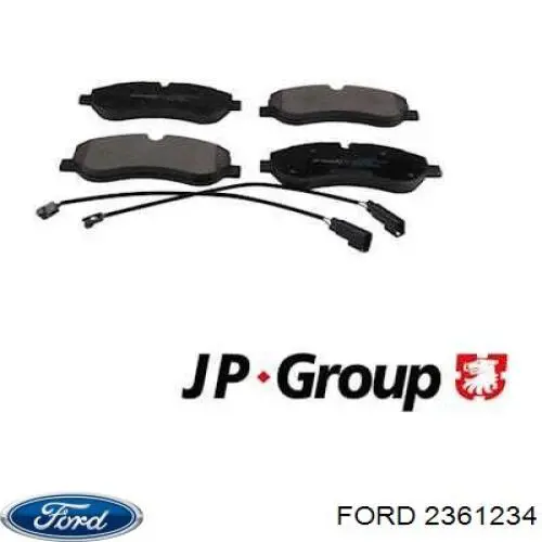 Купити 2361234 Ford Колодки гальмівні передні, дискові