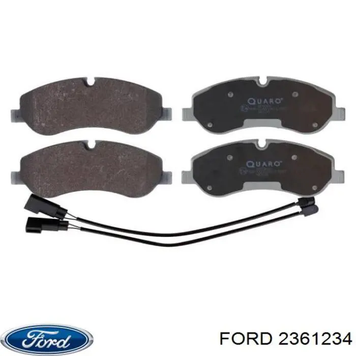 Передні тормозні колодки 2361234 Ford