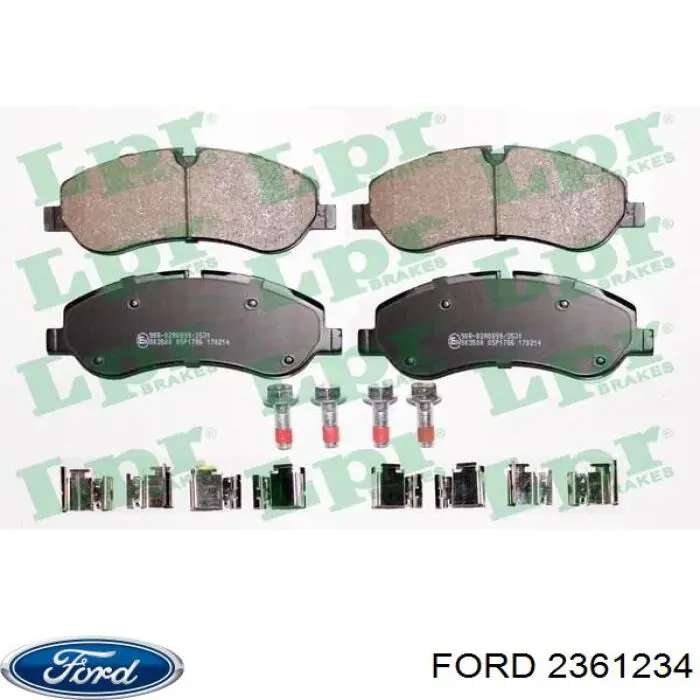 Гальмівні колодки Ford 2361234 ціна, від 33.73 USD