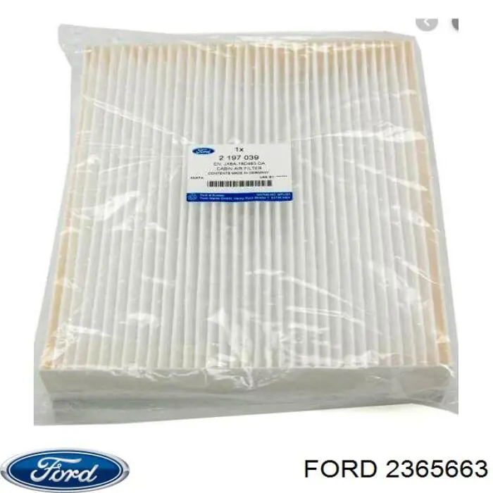 Фільтр повітряний обігрівача Ford 2365663 ціна, від 6.34 USD