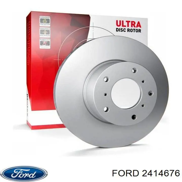 2414676 Ford Запор капота (замок і привід замка капота)