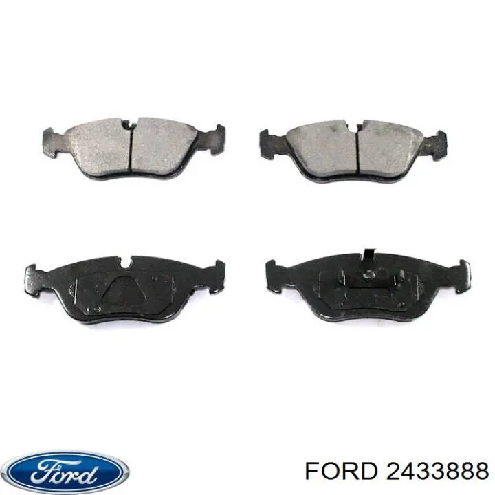 2433888 Ford Піввісь (привід) передня