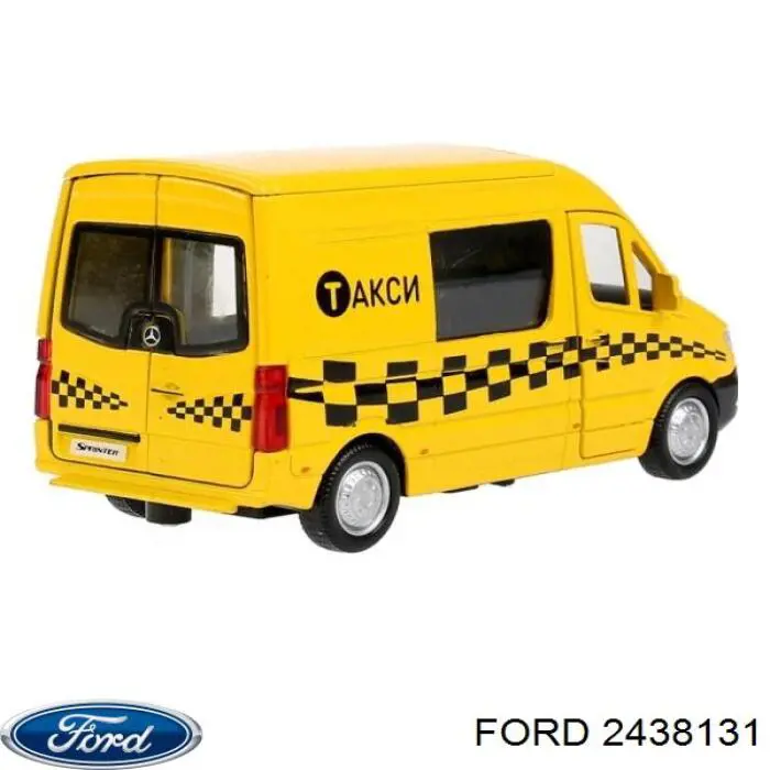 2438131 Ford Повітропровід (дефлектор) радіатора, нижній