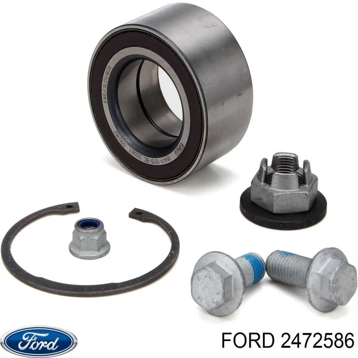Комплект підшипник маточини передньої Ford 2472586 ціна, від 26.58 USD