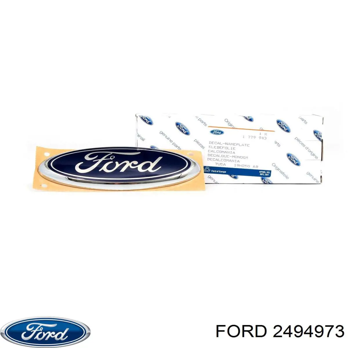2494973 Ford емблема кришки багажника, фірмовий значок