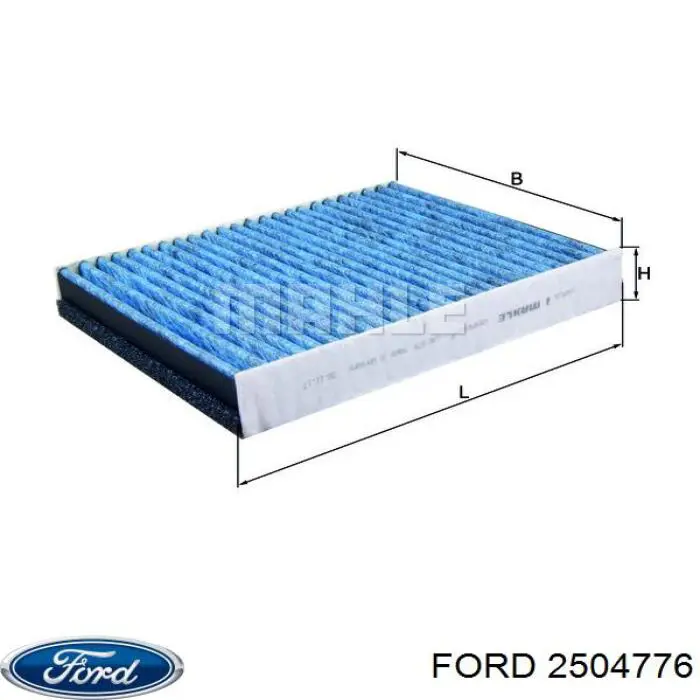 Фільтр повітряний обігрівача Ford 2504776 ціна, від 7.47 USD