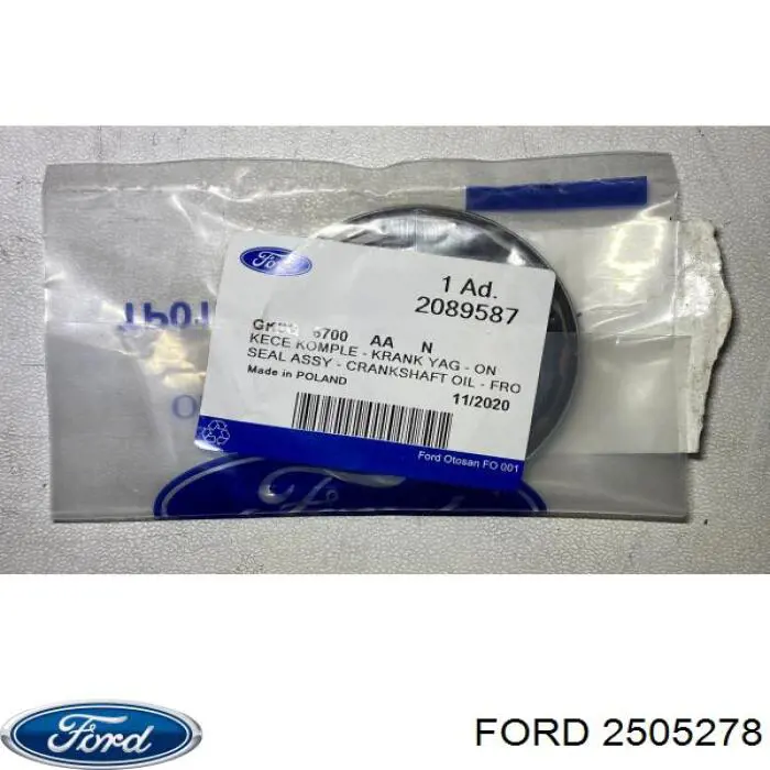 Сальник колінвала двигуна, передній Ford Focus 4 (HM) (Форд Фокус)