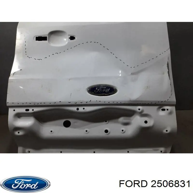2367968 Ford Двері фургона задні, розпашні, праві