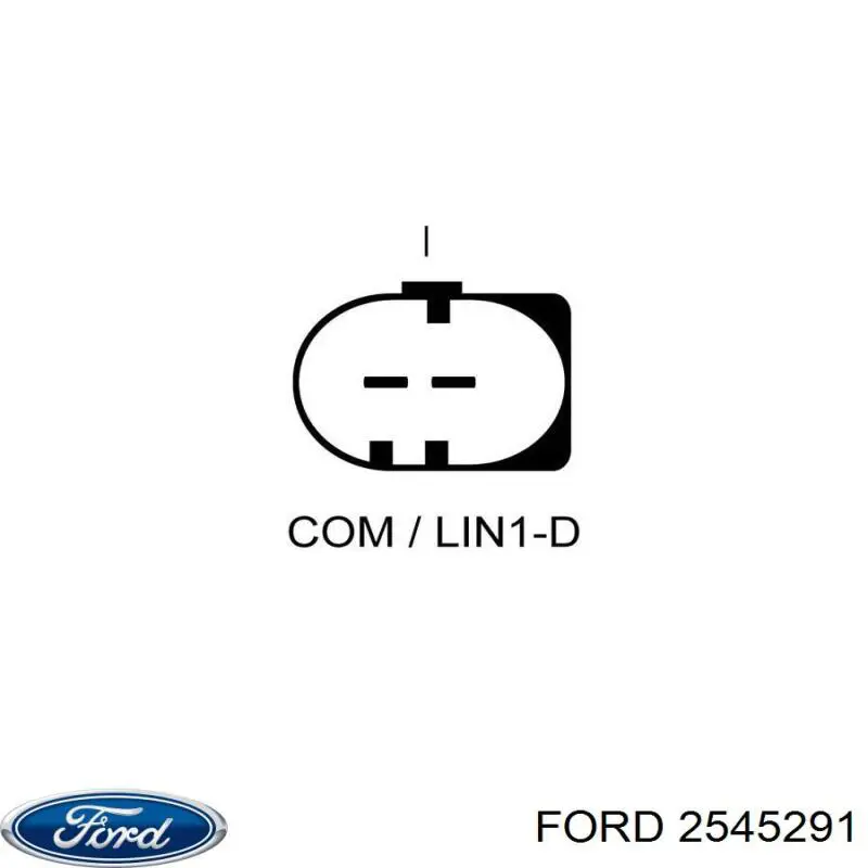 2545291 Ford Авто генератор