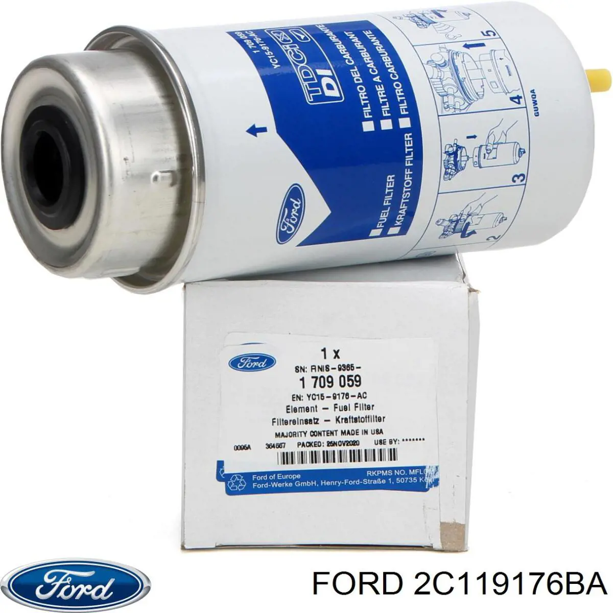 Фільтр паливний Ford 2C119176BA