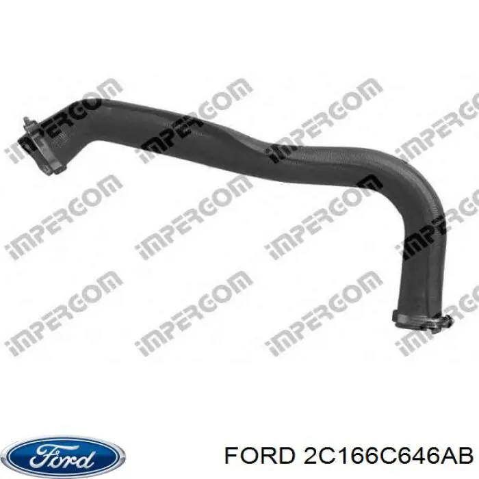 Шланг/патрубок интеркуллера 2C166C646AB Ford