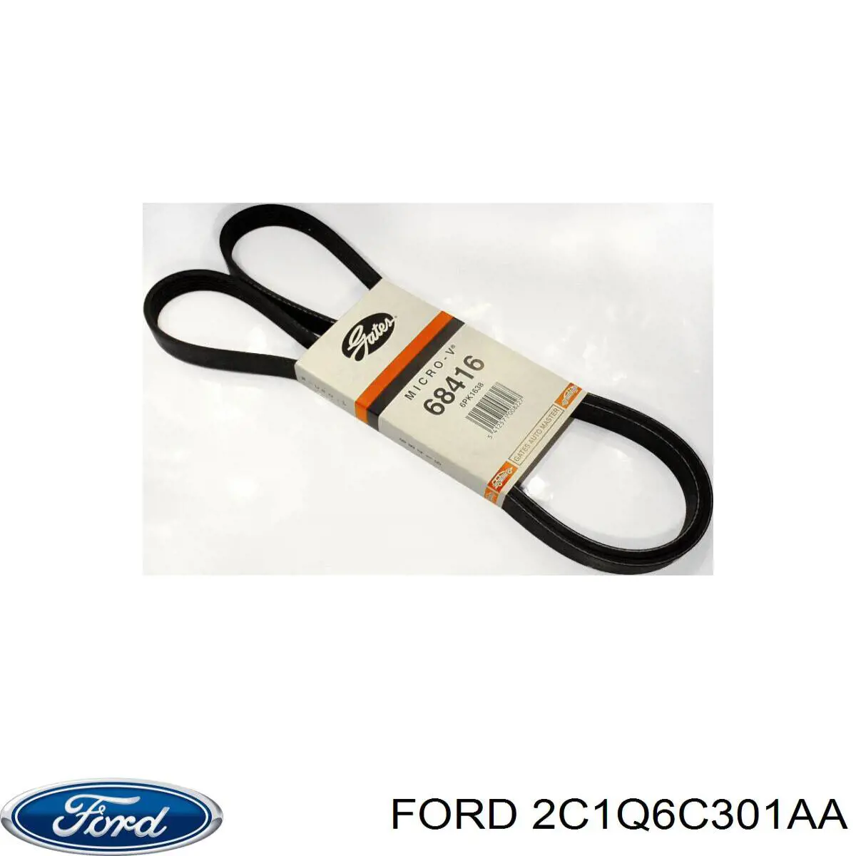 Клиновий ремінь Ford 2C1Q6C301AA ціна, від 18.54 USD
