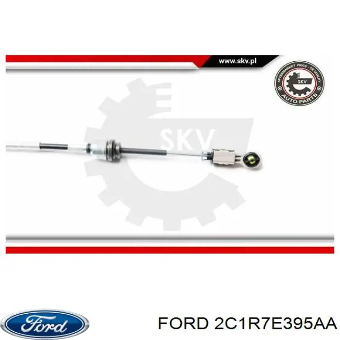 Трос перемикання передач, вибору передачі Ford 2C1R7E395AA ціна, від 31.22 USD