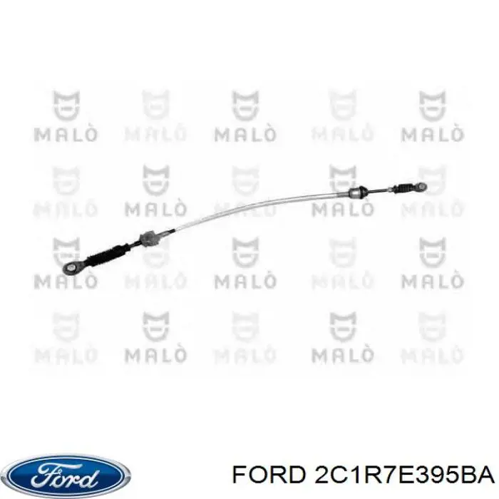 Купити 2C1R7E395BA Ford Трос перемикання передач, селектора