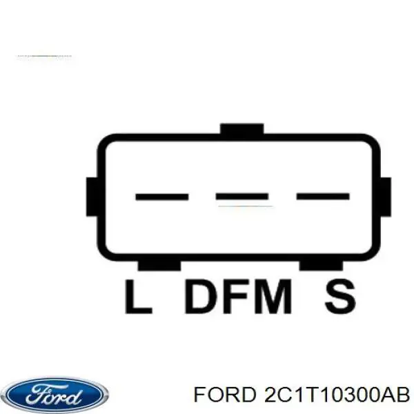 Генератор Ford 2C1T10300AB ціна, від 110.45 USD