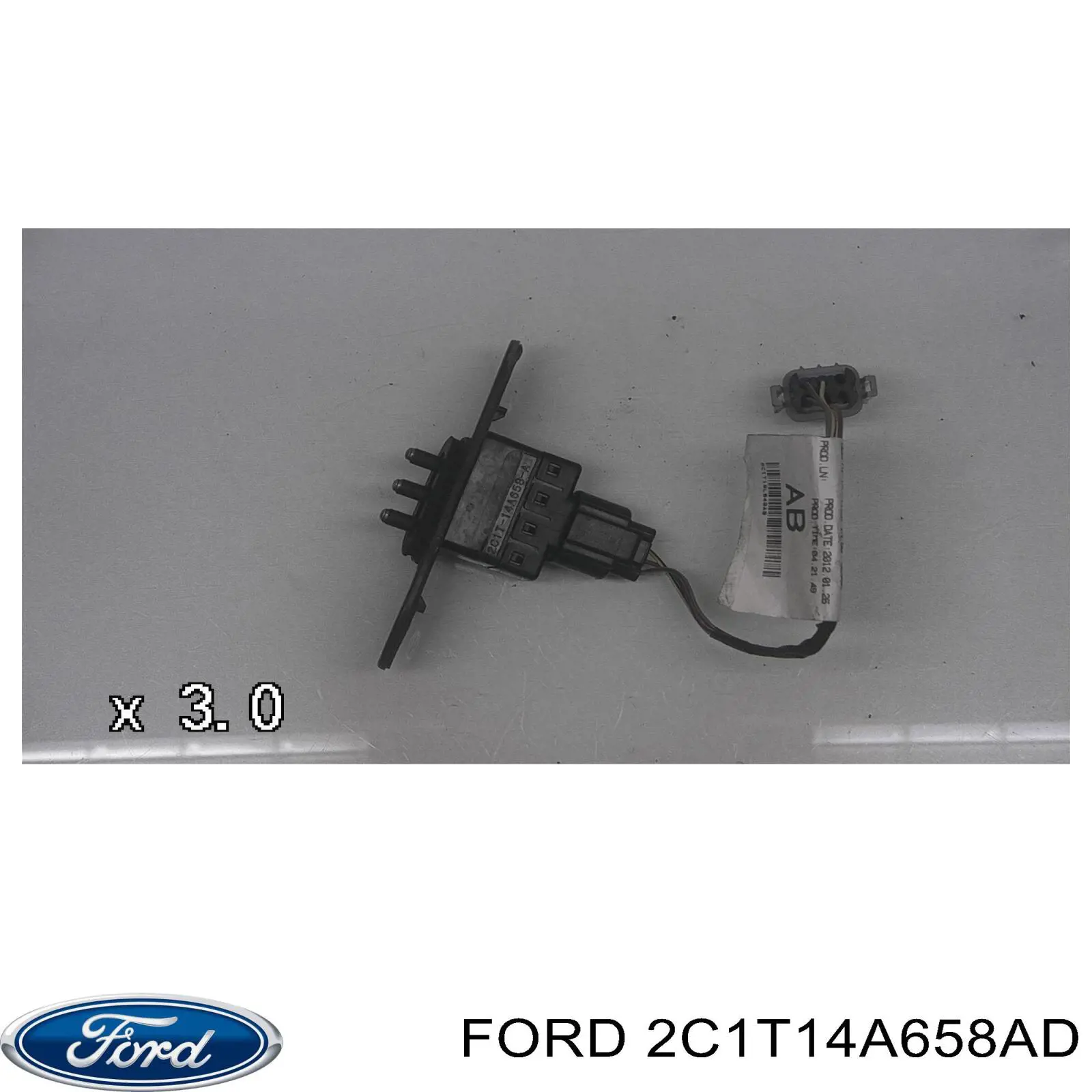 Датчик закривання дверей (кінцевий вимикач), зсувних дверей, на кузові Ford Transit (V184/5) (Форд Транзіт)