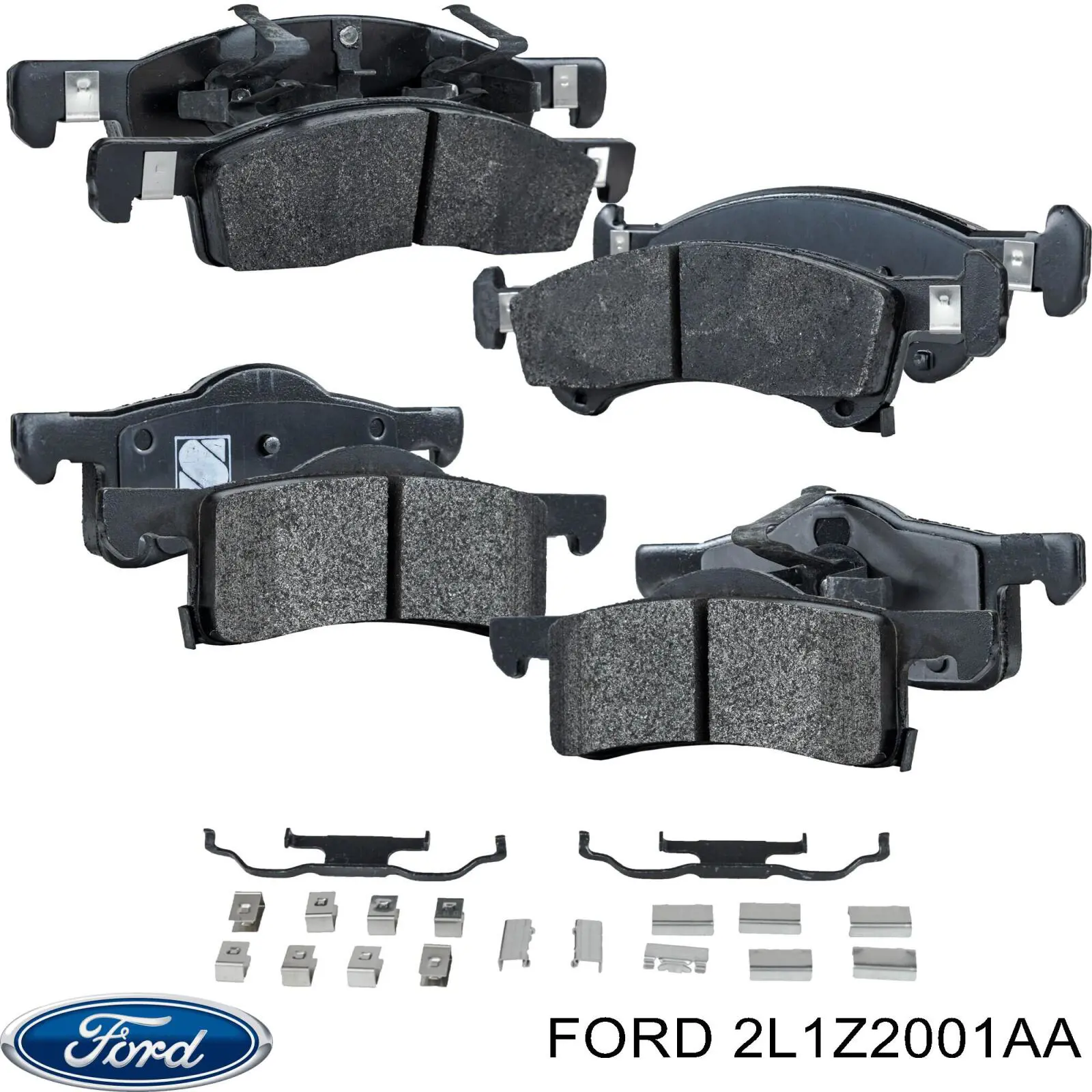 Передні тормозні колодки 2L1Z2001BA Ford