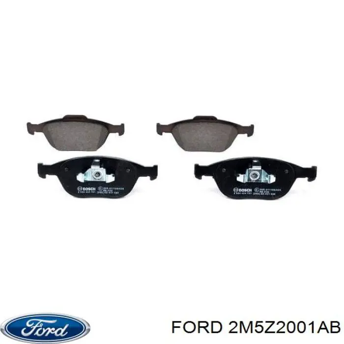 2M5Z2001AB Ford Передні гальмівні колодки