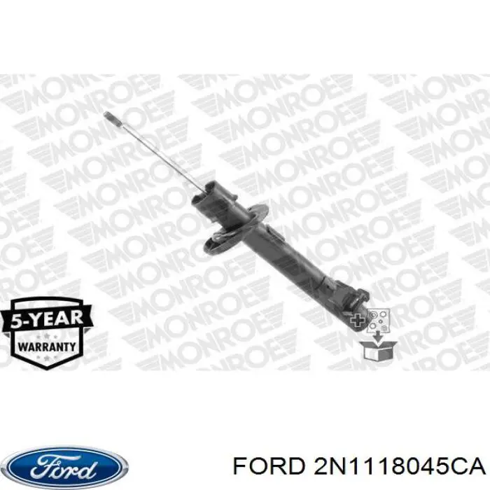 Купити 2N1118045CA Ford Амортизатор передній, правий