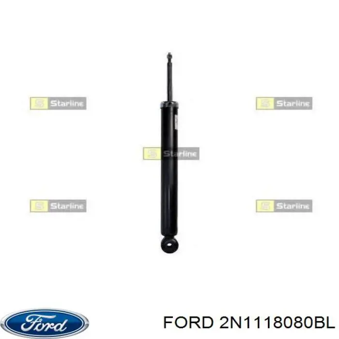 Амортизатор задній 2N1118080BL Ford