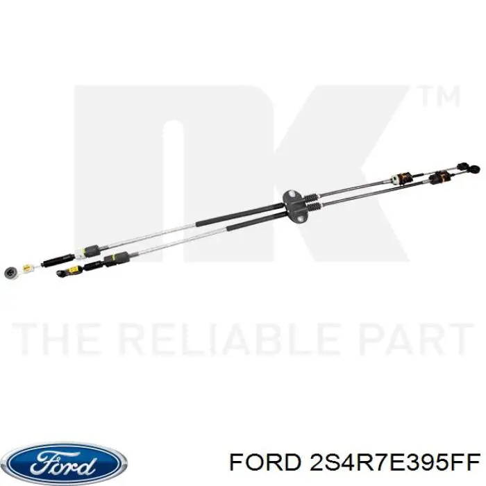 Трос перемикання передач, здвоєний Ford 2S4R7E395FF ціна, від 34.61 USD