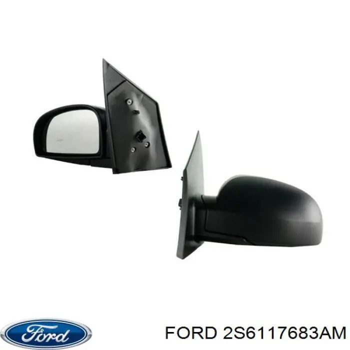 Ліве бокове дзеркало 2S6117683AM Ford