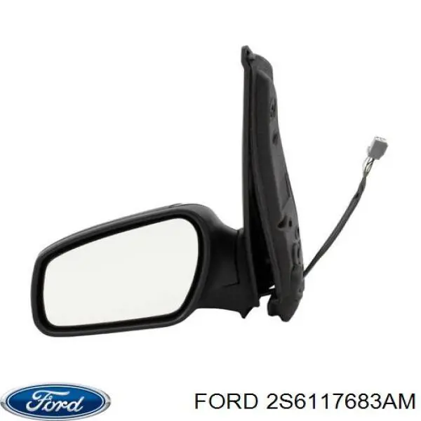 2S6117683AM Ford Дзеркало заднього виду, ліве