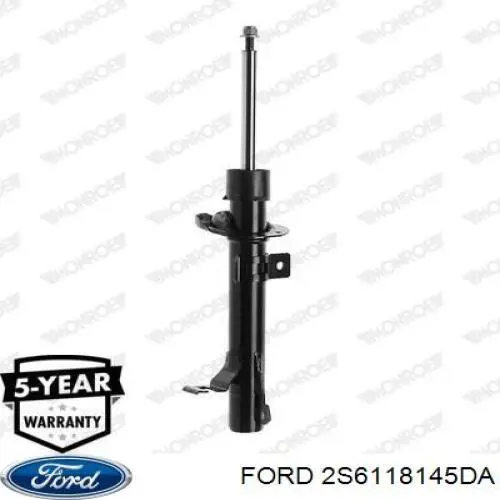 Амортизатор передній, правий 2S6118145DA Ford