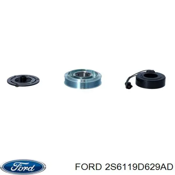 Компресор кондиціонера 2S6119D629AD Ford