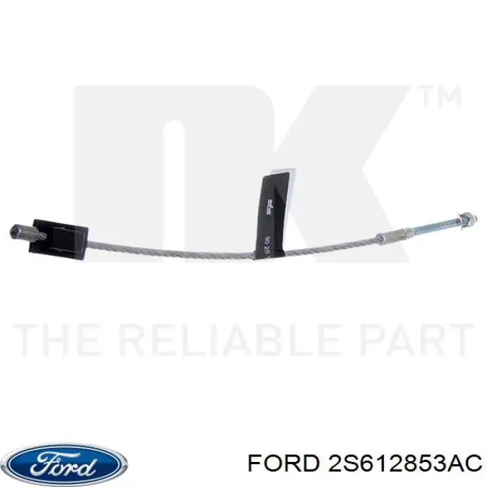 Трос стоянкового гальма передній Ford 2S612853AC ціна, від 6.15 USD
