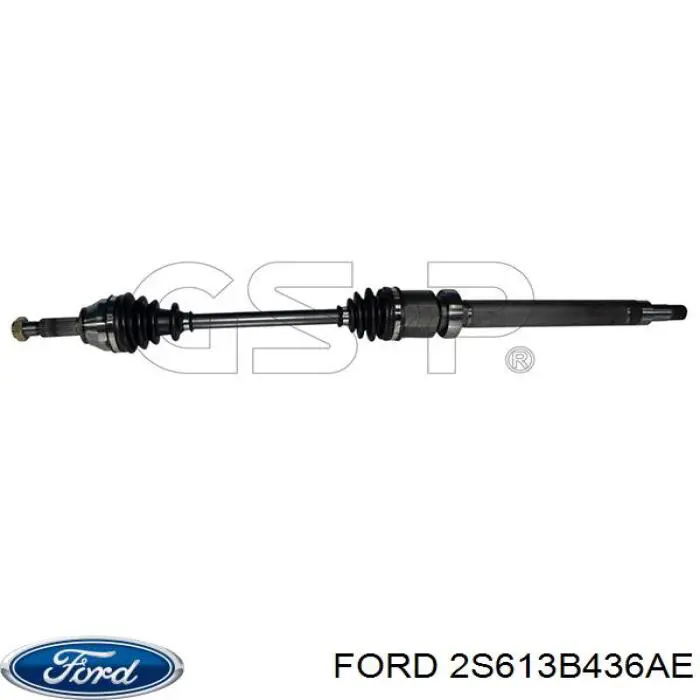 Піввісь передня, права Ford 2S613B436AE ціна, від 71.53 USD