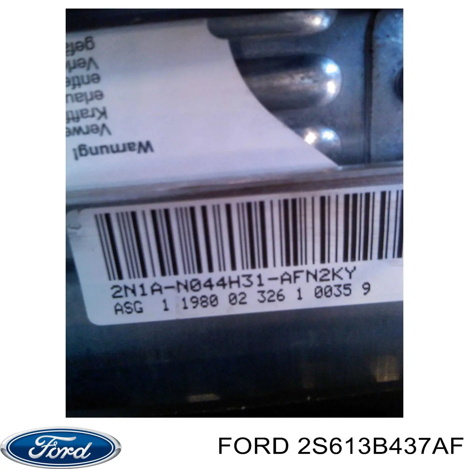 2S613B437AF Ford Привід лівий