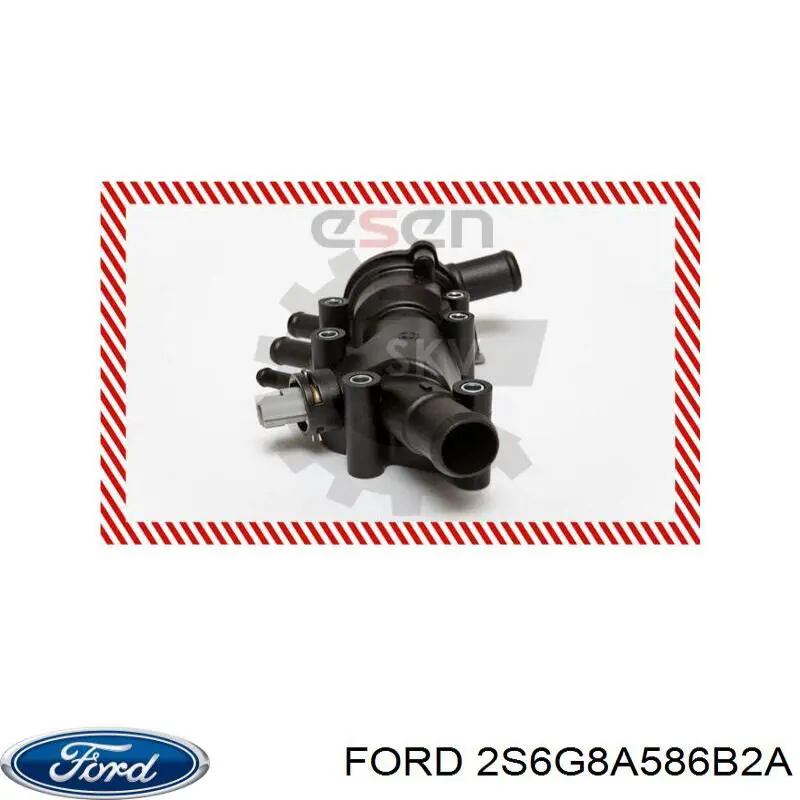 Кожух термостата Ford 2S6G8A586B2A ціна, від 26.18 USD