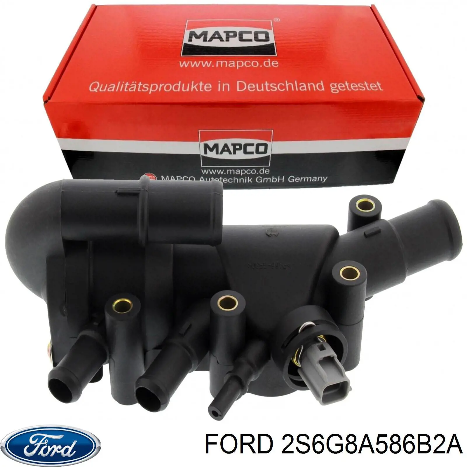 Корпус термостата 2S6G8A586B2A Ford