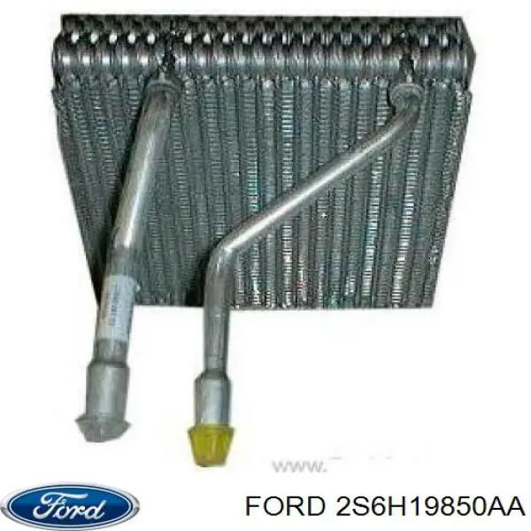 2S6H19850AA Ford радіатор кондиціонера салонний, випарник