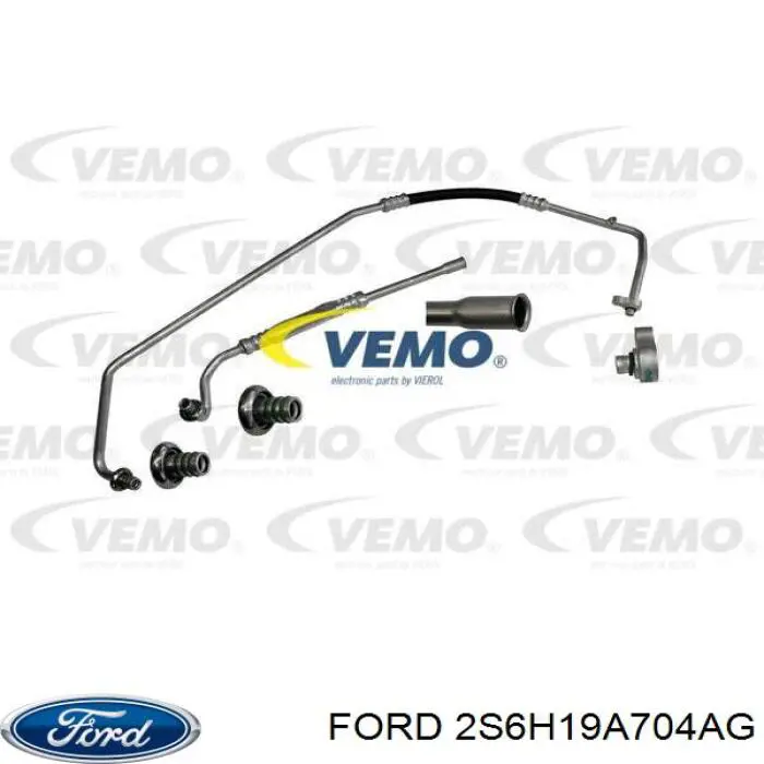 Шланг кондиціонера, від радіатора до випарника Ford 2S6H19A704AG ціна, від 50.79 USD