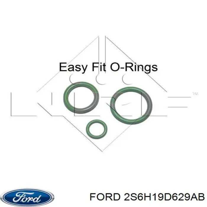 Компресор кондиціонера 2S6H19D629AB Ford