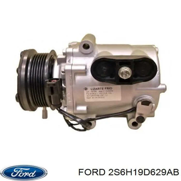 Компресор кондиціонера 2S6H19D629AB Ford