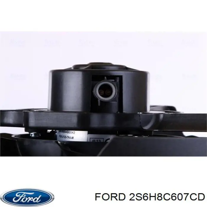 Дифузор радіатора охолодження, в зборі з двигуном і крильчаткою Ford 2S6H8C607CD ціна, від 68.78 USD