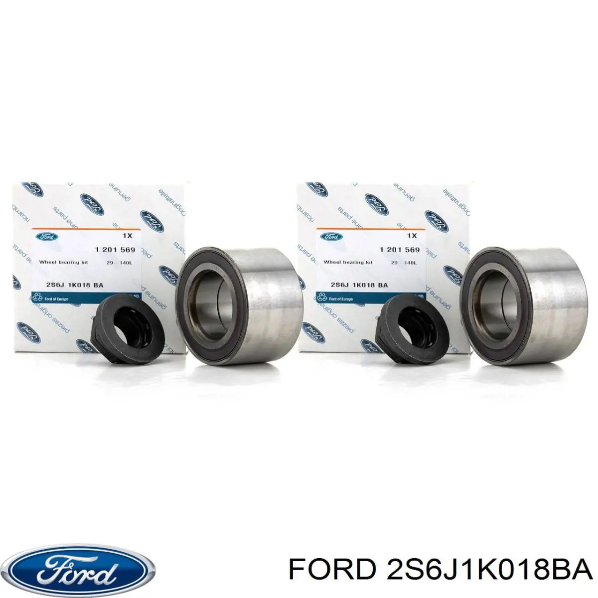 2S6J1K018BA Ford Підшипник маточини передньої