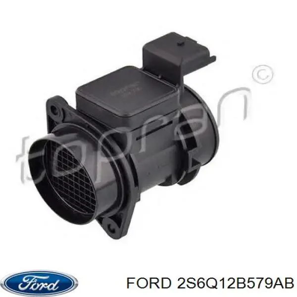2S6Q12B579AB Ford датчик потоку (витрати повітря, витратомір MAF - (Mass Airflow))