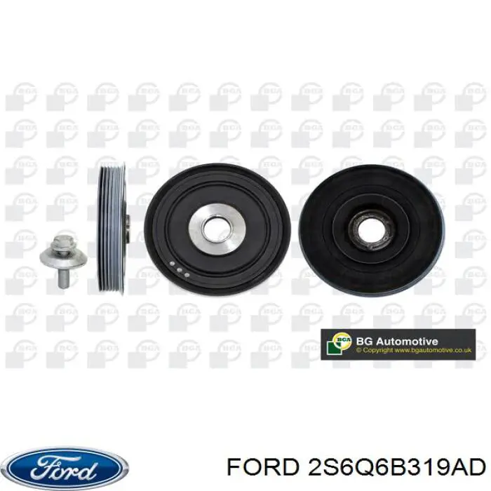 Купити 2S6Q6B319AD Ford Шків колінчастого вала